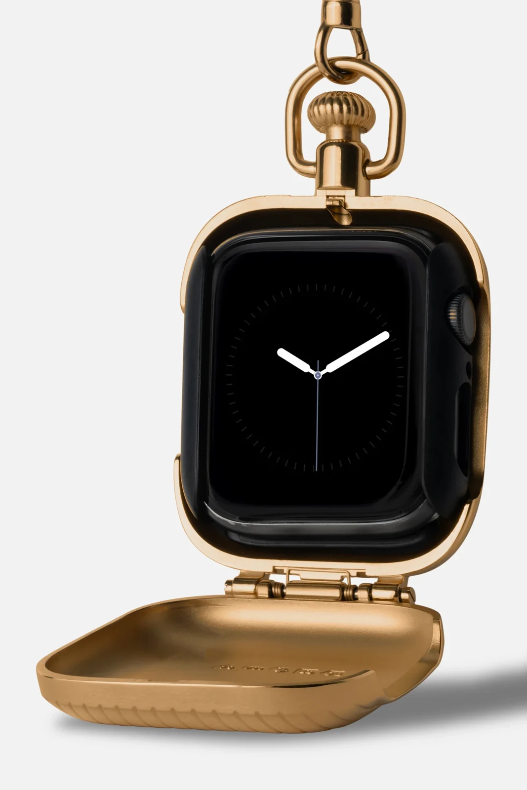 Bucardo gold pocket watch, open.