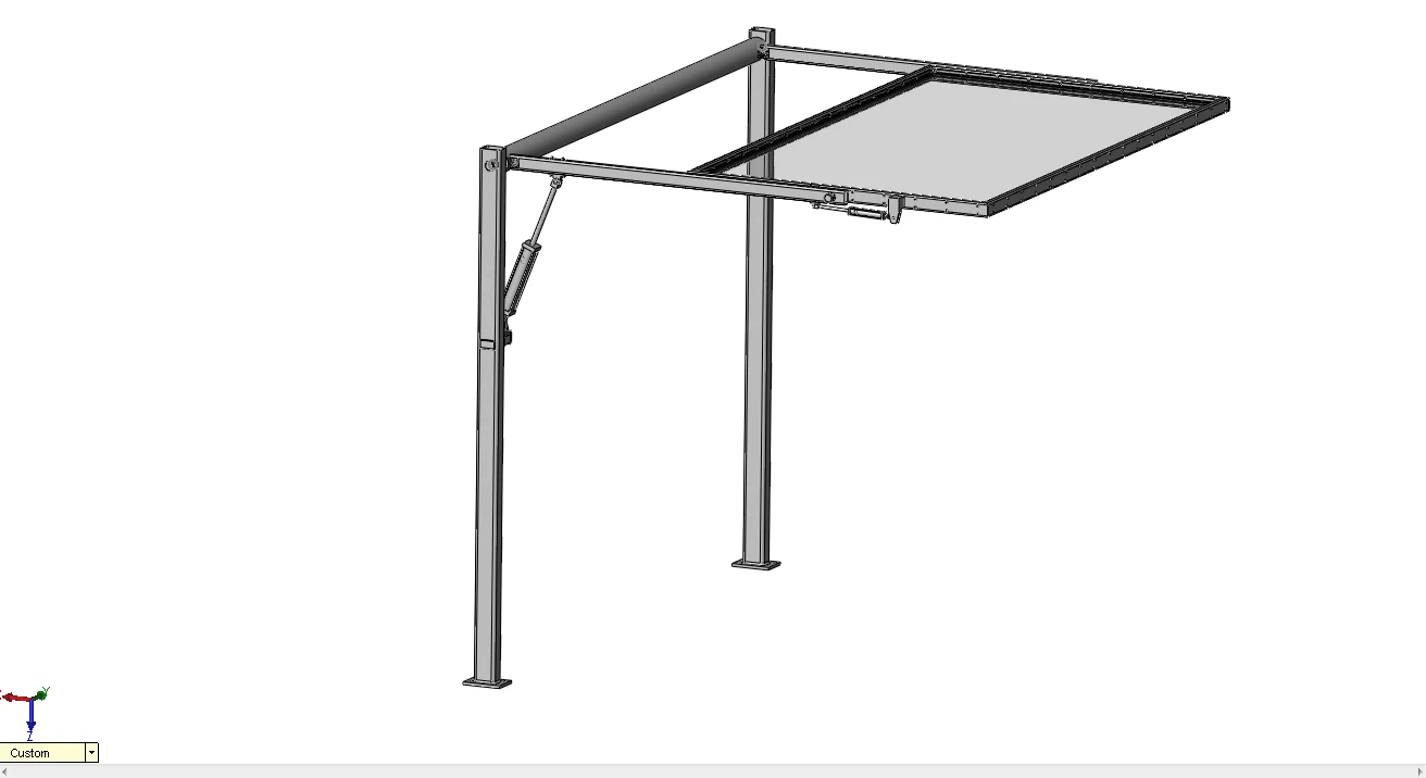 Motion Projection Screen — project detail.