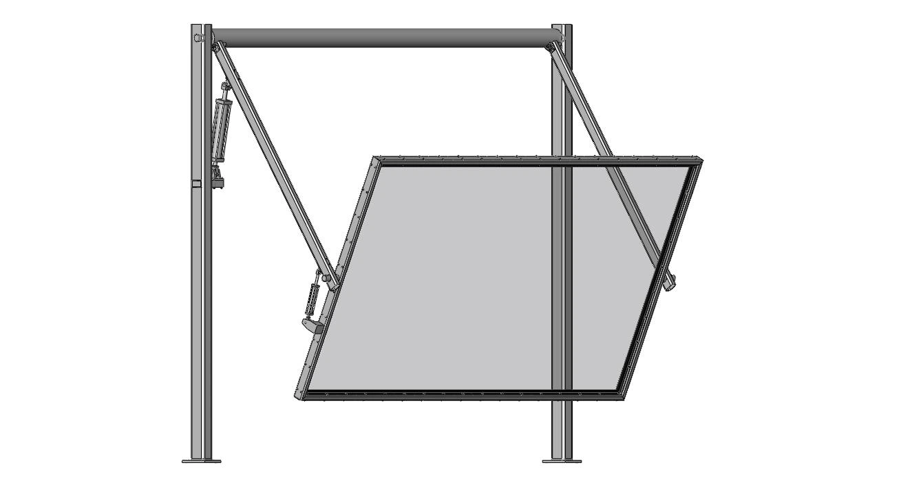 Motion projection screen